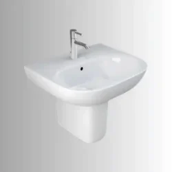 Wash Basin with Half-Pedestal