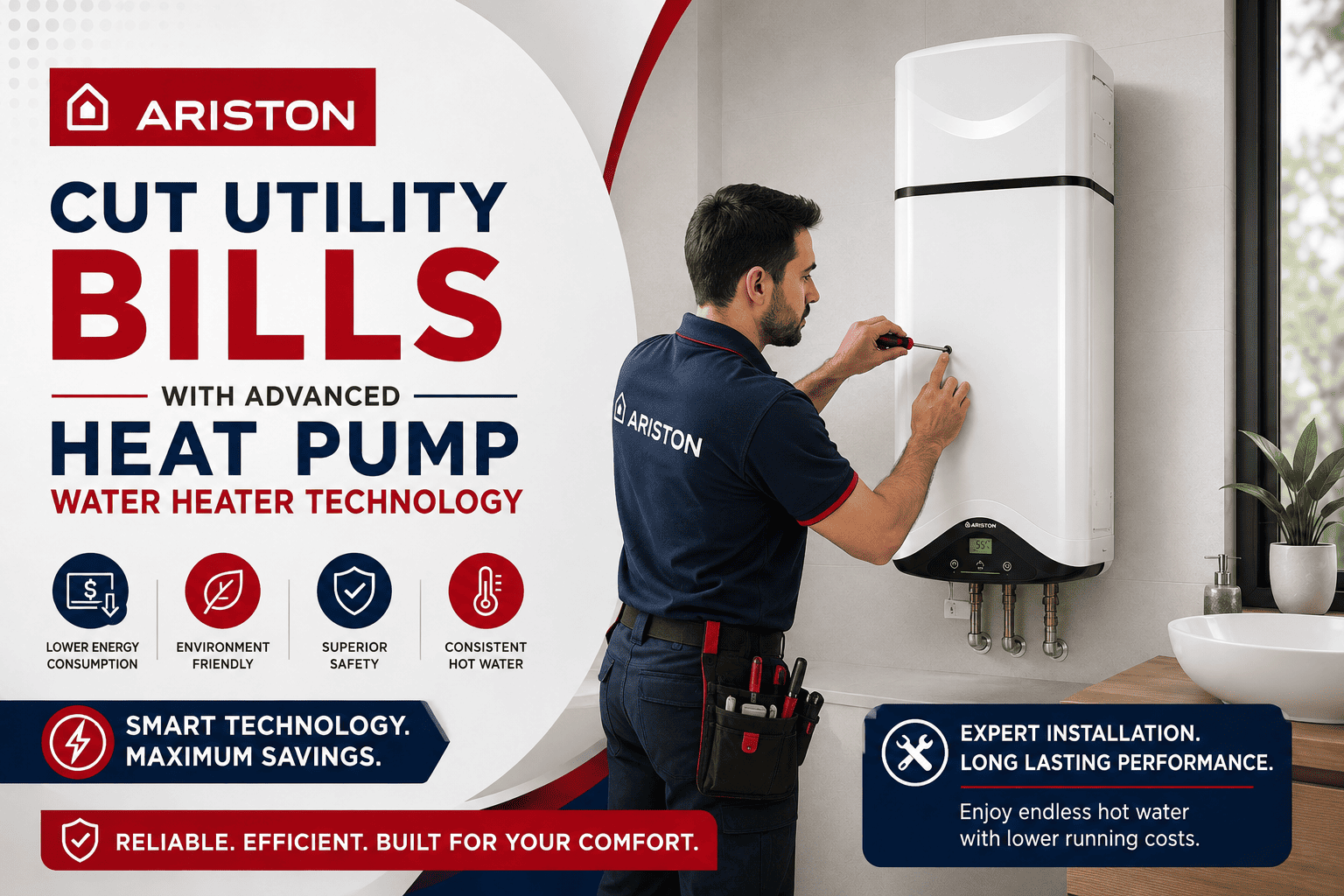 Ariston heat pump distributor in uae