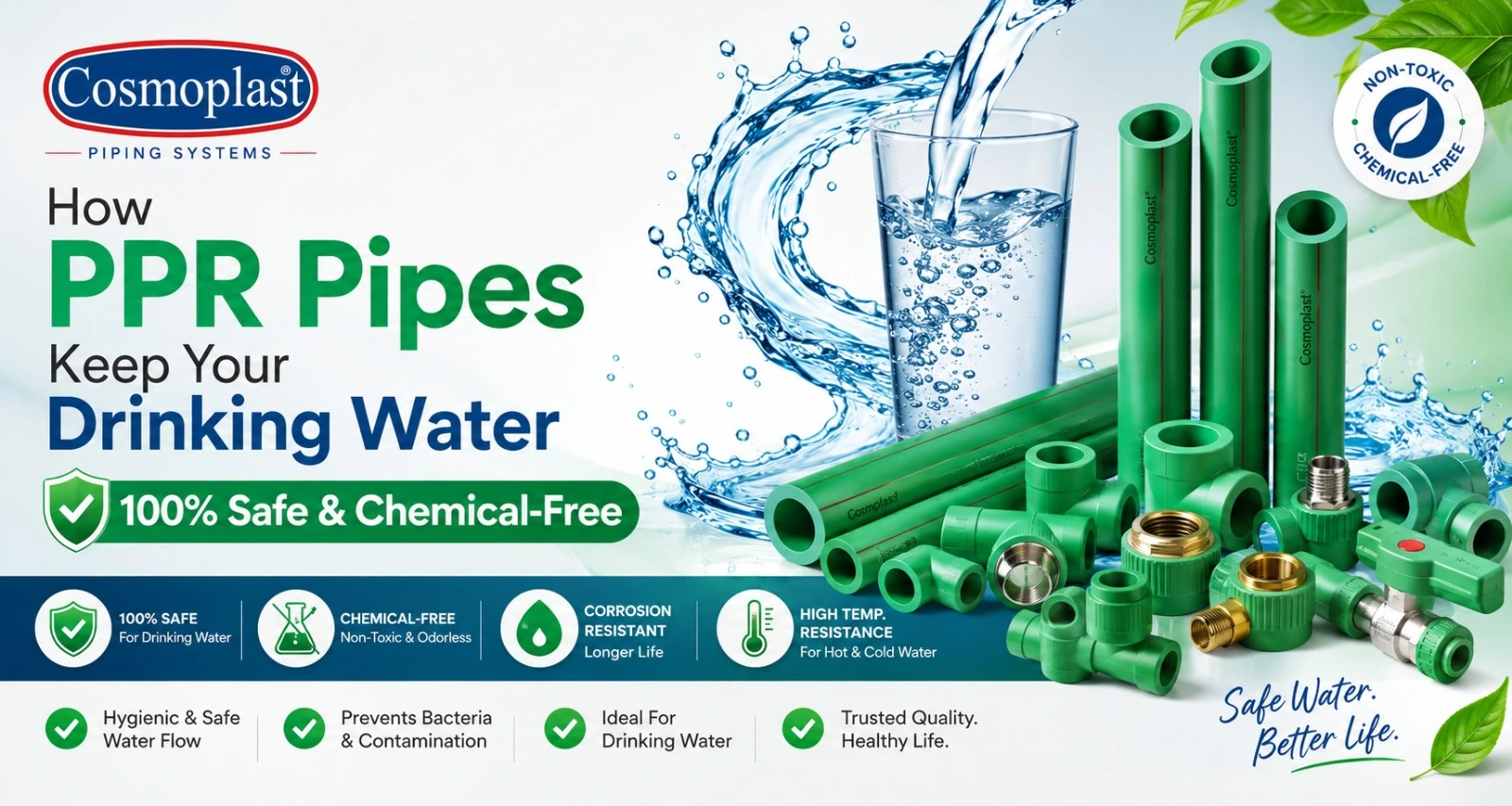 Cosmoplast pipe and fittings suppliers