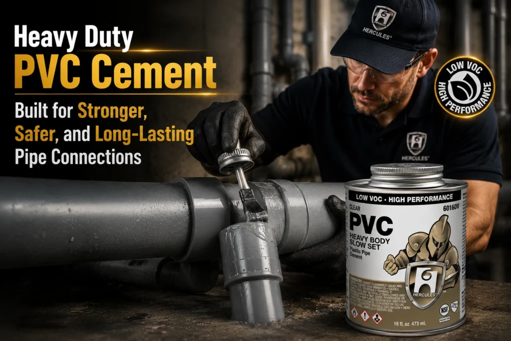 Hercules PVC Heavy Body Slow Set Gray Cement