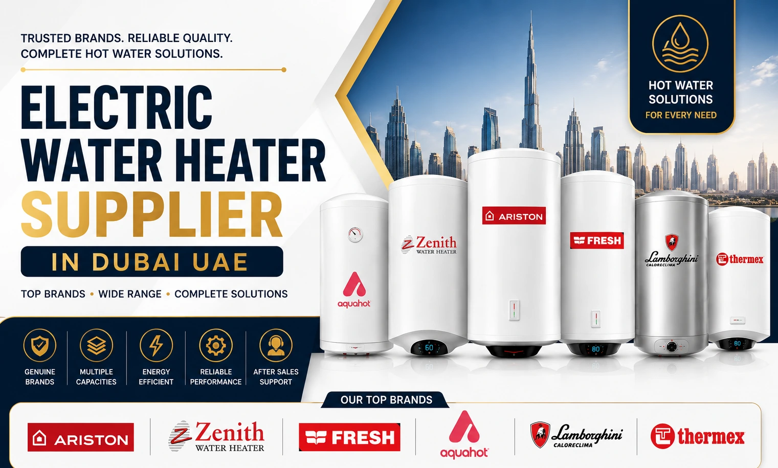 electric water heater supplier in Dubai UAE